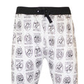 Grey - Back - Harry Potter Mens House Crest Lounge Trousers