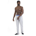 Grey-Royal - Front - Brave Soul Mens Contrast Lounge Pants