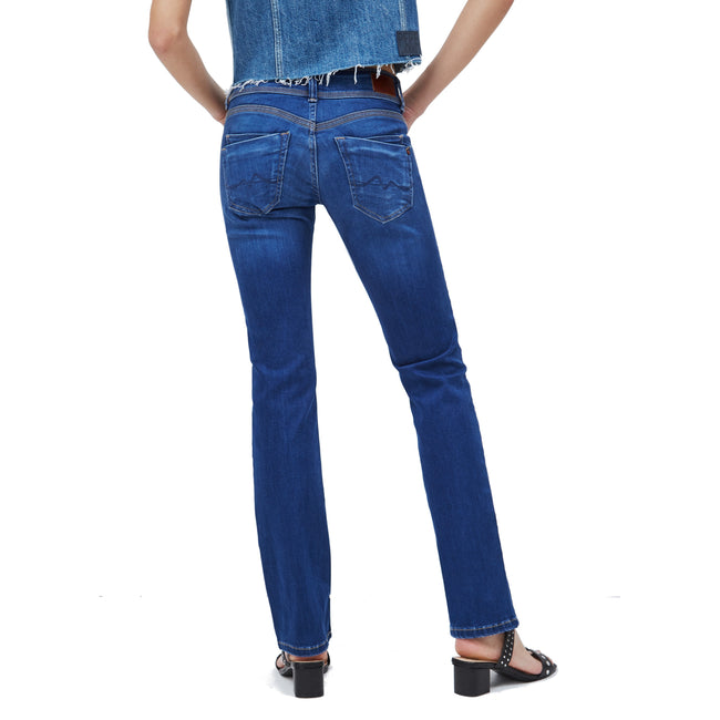 Denim - Back - Pepe Jeans Womens-Ladies Saturn Trousers
