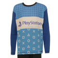 Black-Blue - Back - Playstation Childrens Boys Logo Pattern Pyjama Set