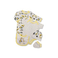 Grey-Yellow - Front - Nursery Time Baby Curious And Brave Gift Set (5 Pieces)