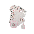 Pink-Grey - Front - Nursery Time Baby Curious And Brave Gift Set (5 Pieces)