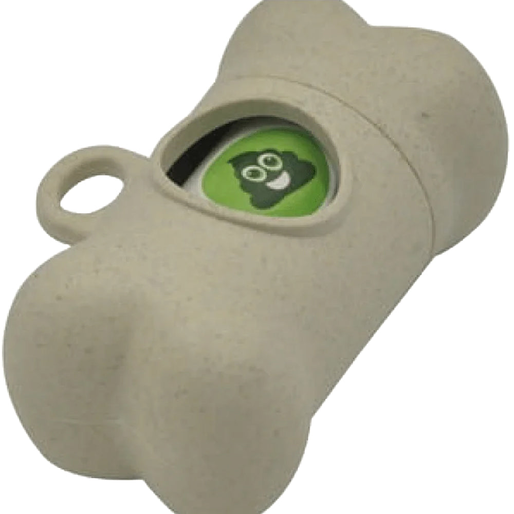 Khaki - Front - M-Pets Bamboo Poo Bag (Pack of 15)
