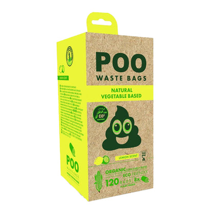 Yellow - Front - M-Pets Lemon Dog Poop Bags (Pack of 120)