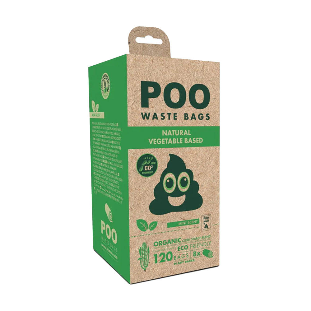 White - Front - M-Pets Mint Dog Poop Bags (Pack of 120)