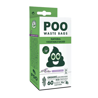 Purple - Front - M-Pets Lavender Dog Poop Bags (Pack of 60)