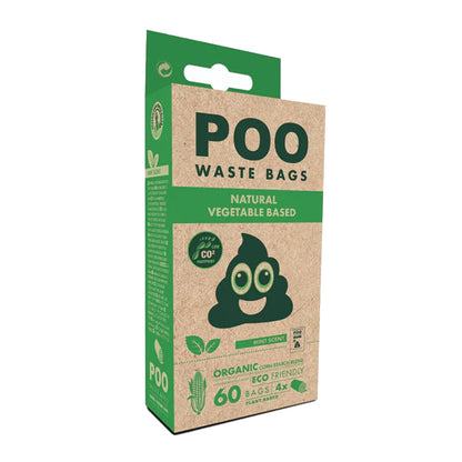 White - Front - M-Pets Mint Dog Poop Bags (Pack of 60)