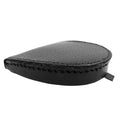 Black - Back - Mens Leather Coin Purse-Tray Wallet