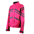 Hi Vis Pink - Front - Weatherbeeta Unisex Adult Reflective Lightweight Waterproof Jacket