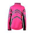 Hi Vis Pink - Back - Weatherbeeta Unisex Adult Reflective Lightweight Waterproof Jacket