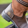 Brown - Pack Shot - Dublin Unisex Adult Husk II Leather Jodhpur Boots