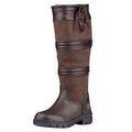 Chocolate Brown - Front - Dublin Unisex Adult Husk II Leather Jodhpur Boots