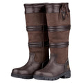 Chocolate Brown - Back - Dublin Unisex Adult Husk II Leather Jodhpur Boots