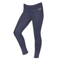 Navy - Front - Dublin Womens-Ladies Cool It Everyday Horse Riding Tights