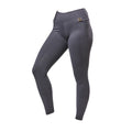 Dark Grey - Front - Dublin Womens-Ladies Cool It Everyday Horse Riding Tights