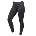 Black - Front - Dublin Womens-Ladies Cool It Everyday Horse Riding Tights