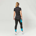 Aqua Blue - Lifestyle - Dublin Womens-Ladies Power Performance Colour Block Horse Riding Tights