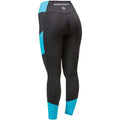 Aqua Blue - Pack Shot - Dublin Womens-Ladies Power Performance Colour Block Horse Riding Tights