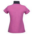 Red Violet - Back - Dublin Womens-Ladies Lily Capped Sleeved Polo Shirt