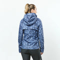 Blueberry-Navy - Pack Shot - Dublin Womens-Ladies Cortina Printed Waterproof Jacket