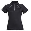 Black - Front - Weatherbeeta Womens-Ladies Victoria Premium Short-Sleeved Base Layer Top
