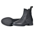 Black - Back - Saxon Unisex Adult Allyn Leather Jodhpur Boots