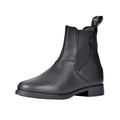 Black - Front - Saxon Unisex Adult Allyn Leather Jodhpur Boots