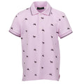 Orchid Pink - Front - Dublin Childrens-Kids Elyse Short-Sleeved Polo Shirt