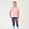 Orchid Pink - Lifestyle - Dublin Childrens-Kids Elyse Short-Sleeved Polo Shirt