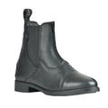 Black - Back - Saxon Childrens-Kids Allyn Leather Zip Paddock Boots