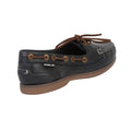Navy - Back - Dublin Womens-Ladies Mendip Arena Leather Boat Shoes