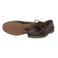 Brown - Side - Dublin Womens-Ladies Wychwood Arena Leather Boat Shoes