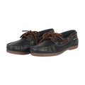 Navy - Front - Dublin Womens-Ladies Wychwood Arena Leather Boat Shoes
