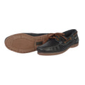 Navy - Side - Dublin Womens-Ladies Wychwood Arena Leather Boat Shoes