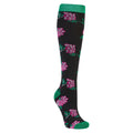 Emerald - Back - Dublin Unisex Adult Flowers Boot Socks