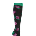 Emerald - Side - Dublin Unisex Adult Flowers Boot Socks