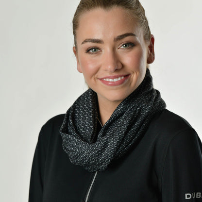 Black - Side - Dublin Loop Scarf