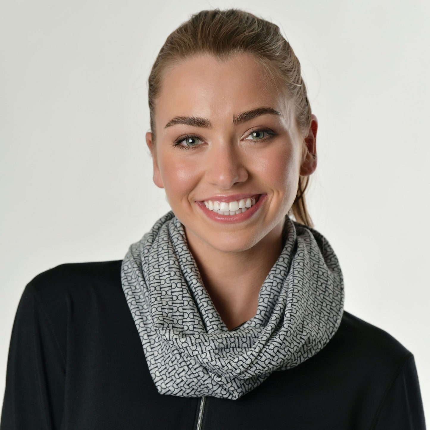 Silver - Side - Dublin Loop Scarf