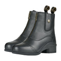 Black - Side - Dublin Unisex Adult Eminence Zip Leather Paddock Boots