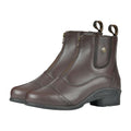 Brown - Side - Dublin Unisex Adult Eminence Zip Leather Paddock Boots