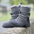 Grey - Back - Dublin Unisex Adult Boyne Leather Country Boots