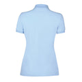 Ice Blue - Back - Dublin Womens-Ladies Lily Capped Sleeved Polo Shirt