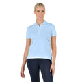 Ice Blue - Side - Dublin Womens-Ladies Lily Capped Sleeved Polo Shirt