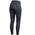 Pewter - Side - Weatherbeeta Womens-Ladies Veda Horse Riding Tights