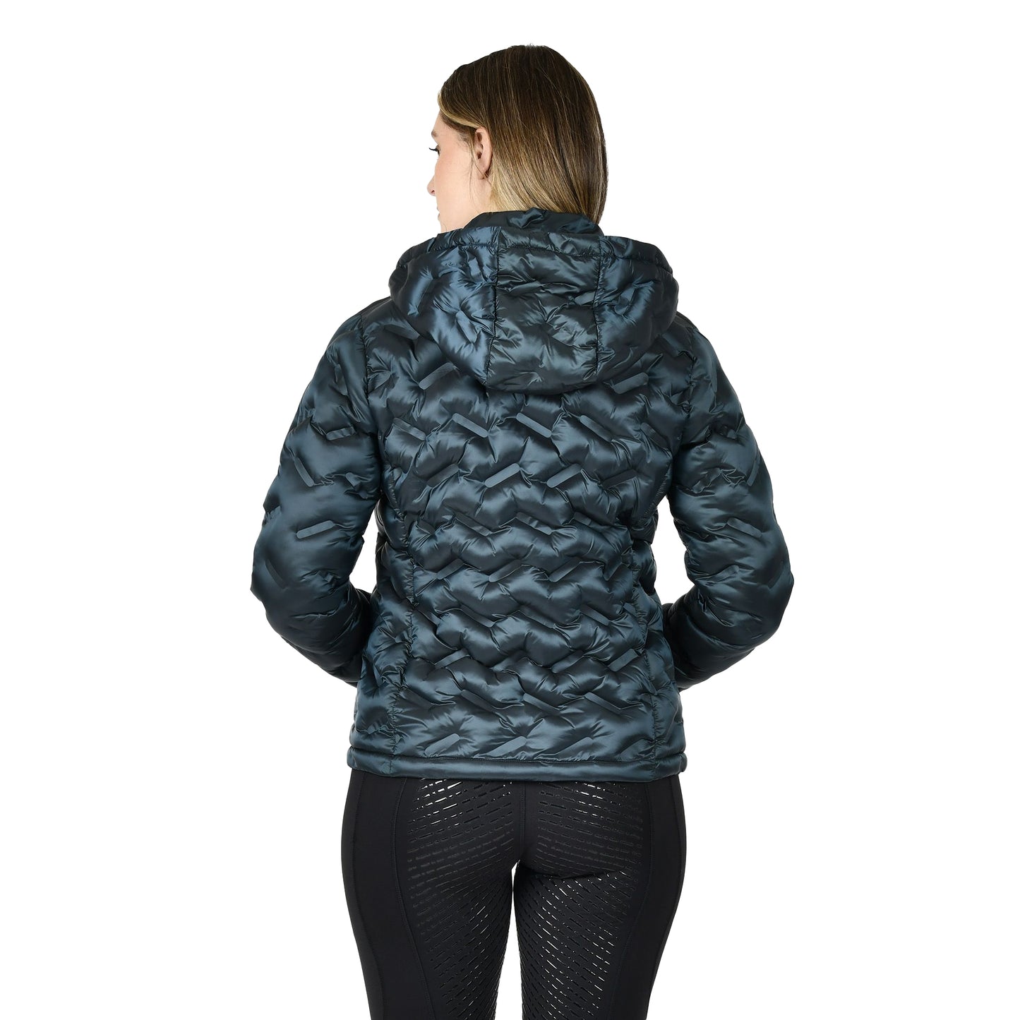 Pine - Back - Weatherbeeta Womens-Ladies Georgia Padded Jacket