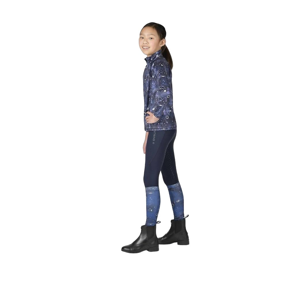 Navy Blue - Side - Dublin Girls Meagan Star Long-Sleeved Shirt