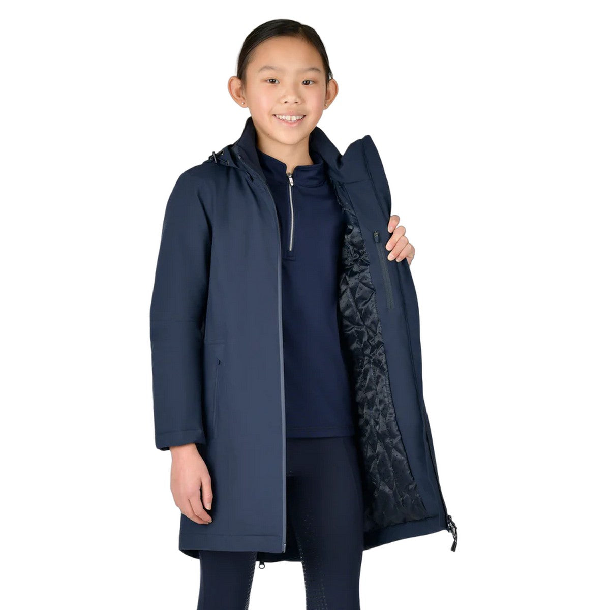 Ink Navy - Side - Dublin Childrens-Kids Kara Waterproof Jacket