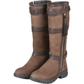 Chocolate - Front - Dublin Womens-Ladies Erne Leather Wide Boots