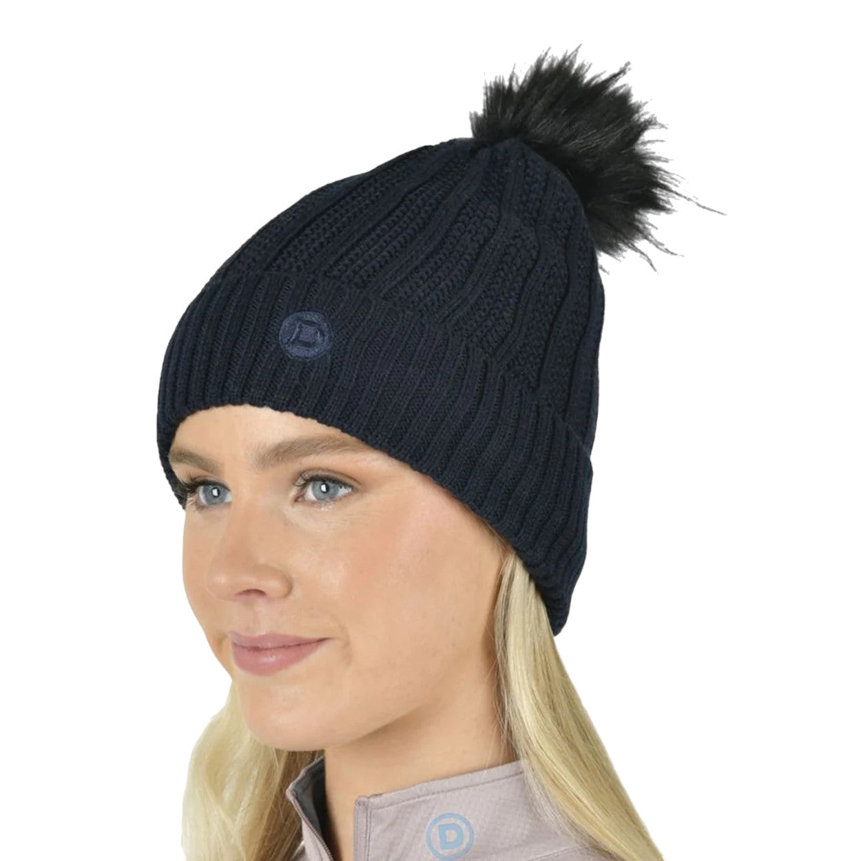 Ink - Back - Dublin Rib Knit Beanie