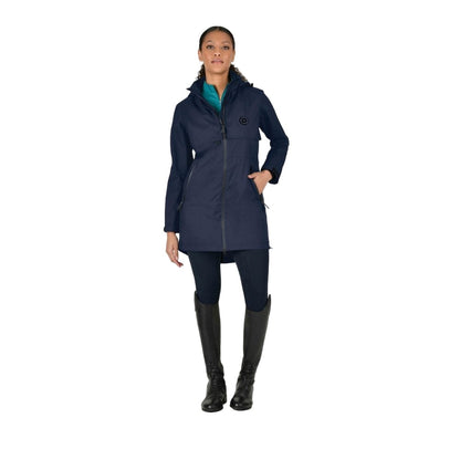 Naval Academy - Side - Dublin Womens-Ladies Larni Longline Waterproof Jacket